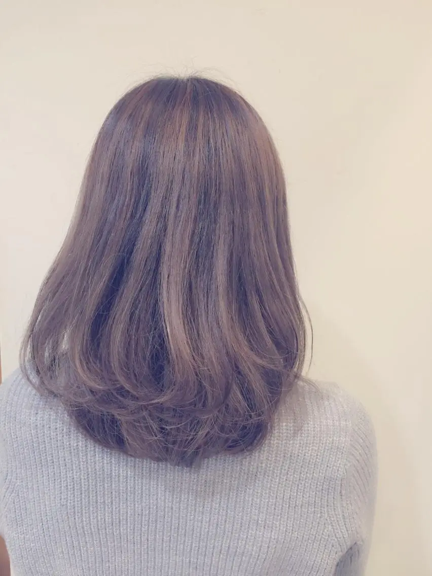 ミディアム カラー ハイライトカラー ハイライト 🌿椿 夢来🌿のヘアスタイル