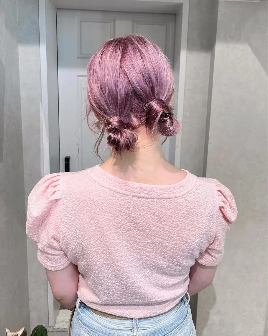 ミディアム カラー ヘアアレンジ ヘアカラー トリートメント ヘアセット🎀パーマ Tsubasaのヘアスタイル