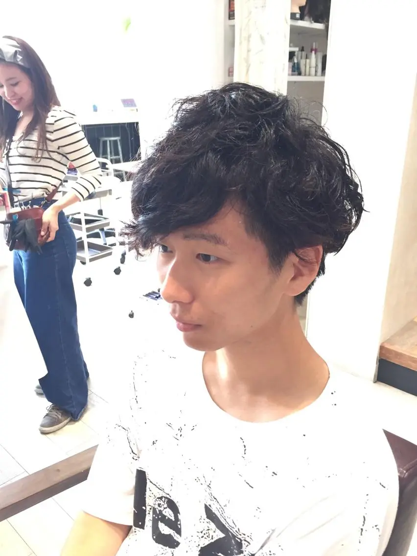 パーマ メンズ メンズパーマ メンズ指名多数!! 田島史也のヘアスタイル