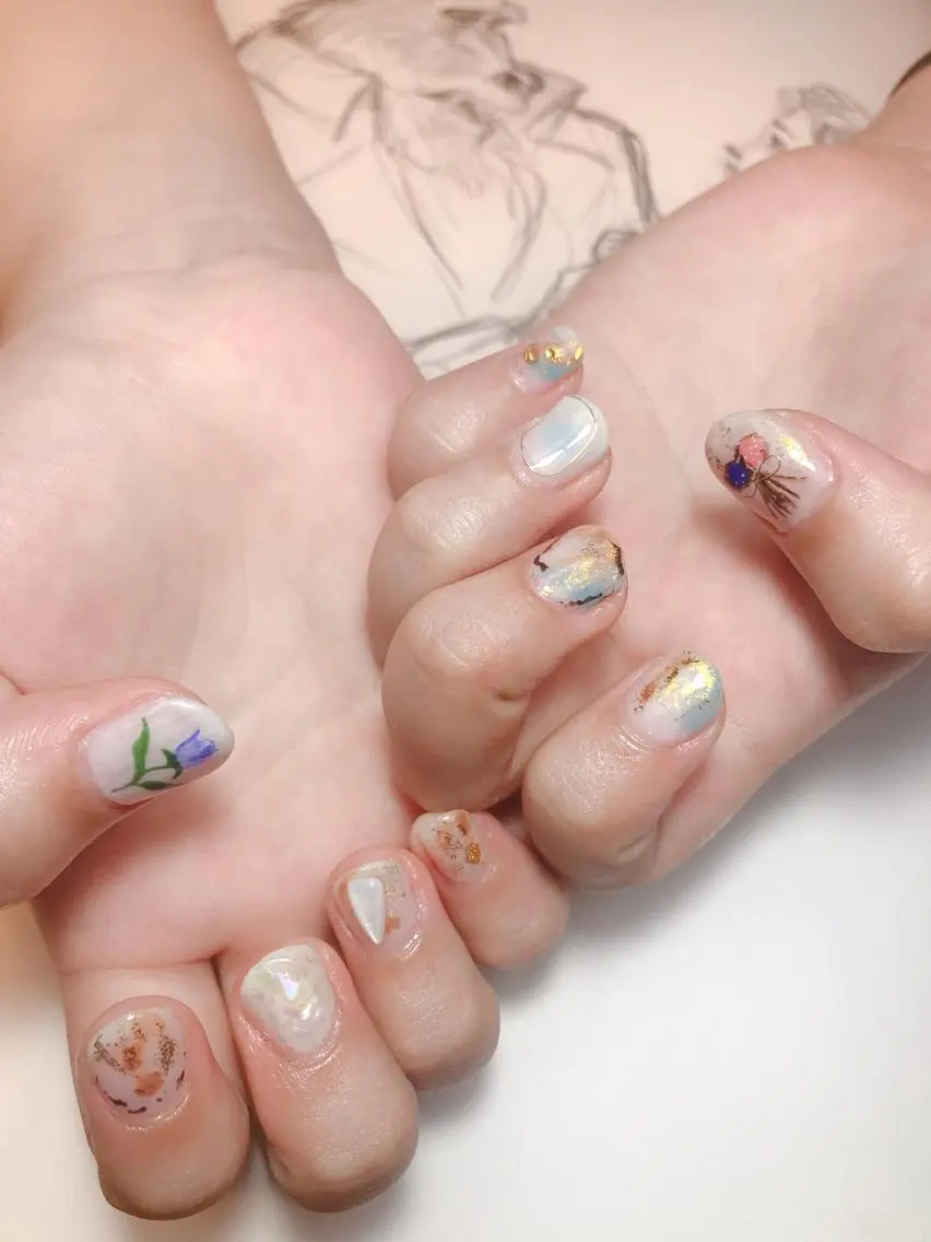 ネイル ニュアンスネイル owlnail /持込みデザイン専門のネイルデザイン