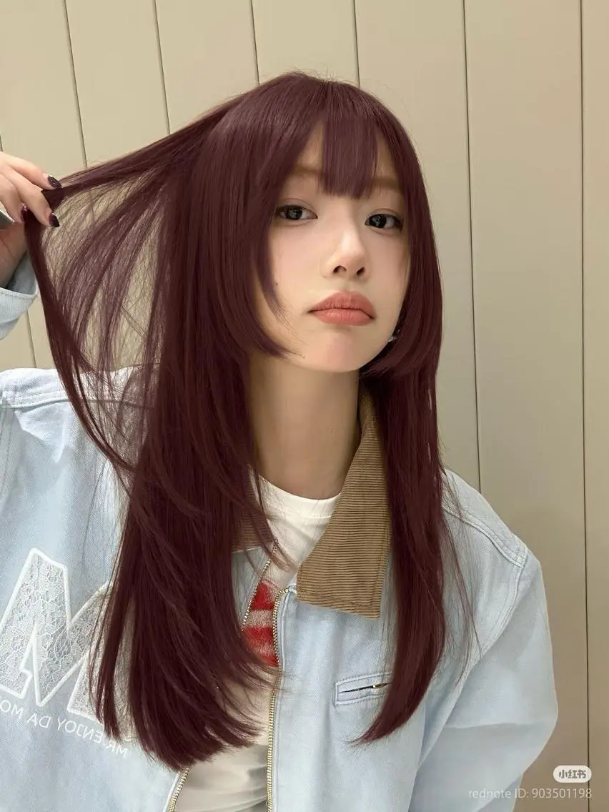 ロング カラー ヘアカラー トリートメント うる艶ストレート♡透 明感カラー♡かずまるのヘアスタイル