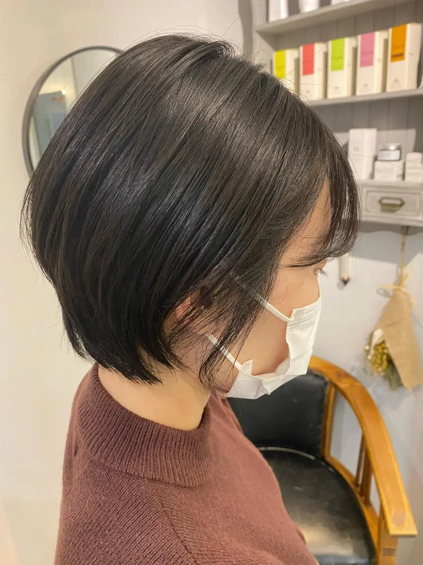 ショート ショートヘア カット 西村 美羽のヘアスタイル