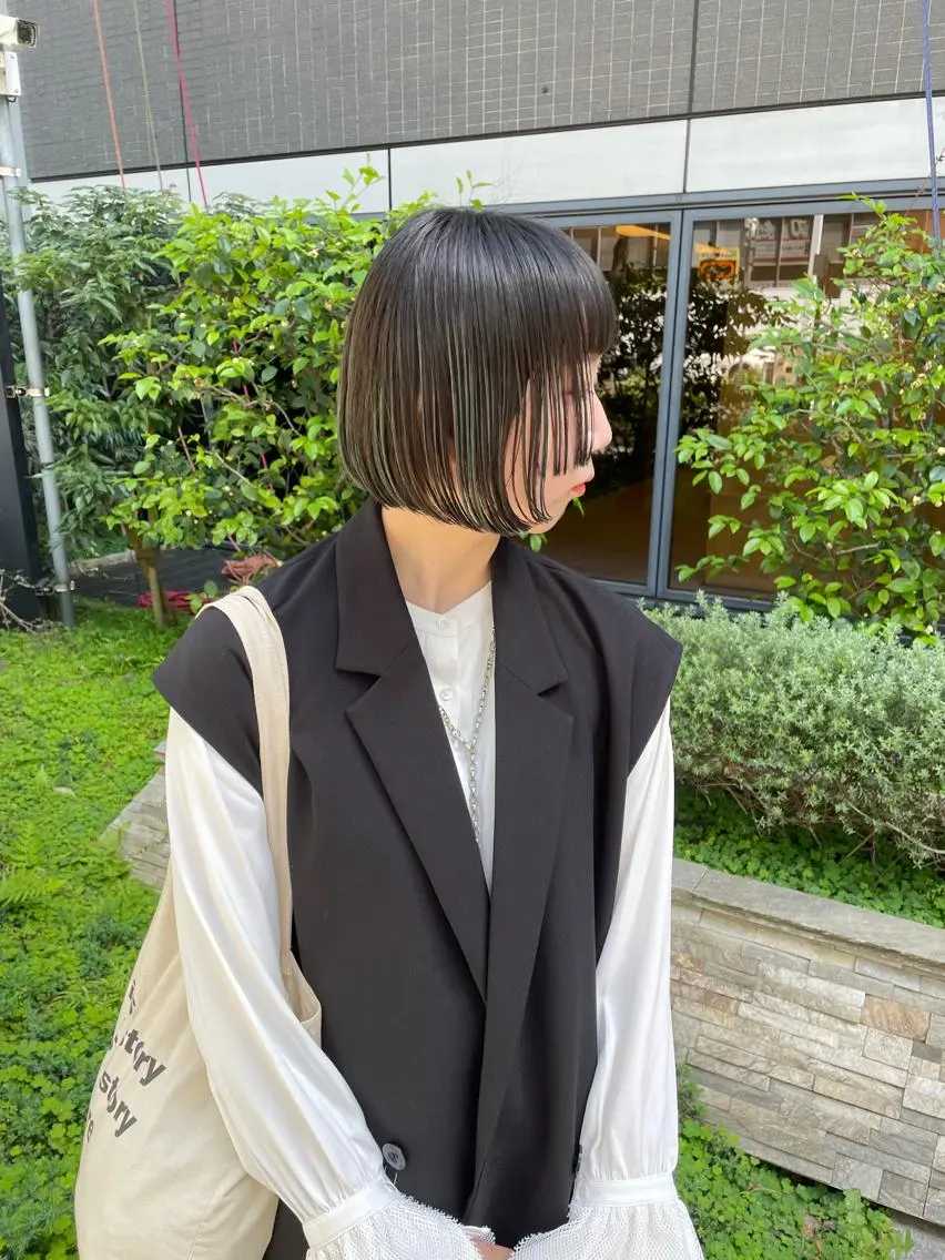 ミディアム カラー パーマ ヘアアレンジ メンズ キッズ ネイル マツエク・マツパ アイブロウ メンズハイライト ハイライトカラー ハイライト tatsumi/ボブ ウルフ/レイヤーのヘアスタイル