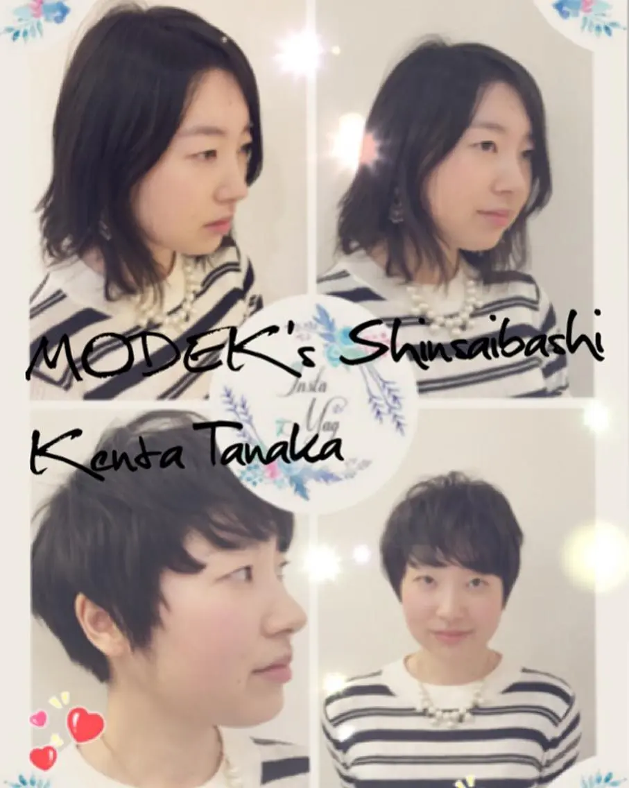 ショート ボブ ハイトーン×髪質改善 KENTAのヘアスタイル
