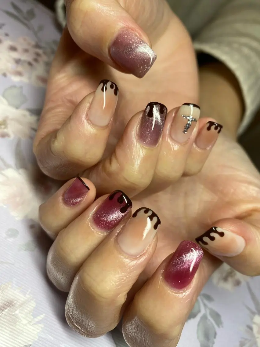 ネイル バレンタイン ハンドネイル Chandra nail&tarotのネイルデザイン
