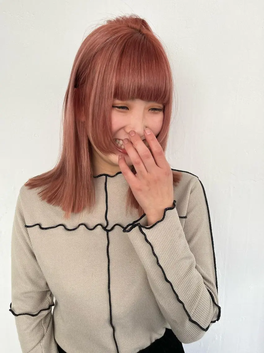 ミディアム 髪質改善/艶カラー MISATOのヘアスタイル