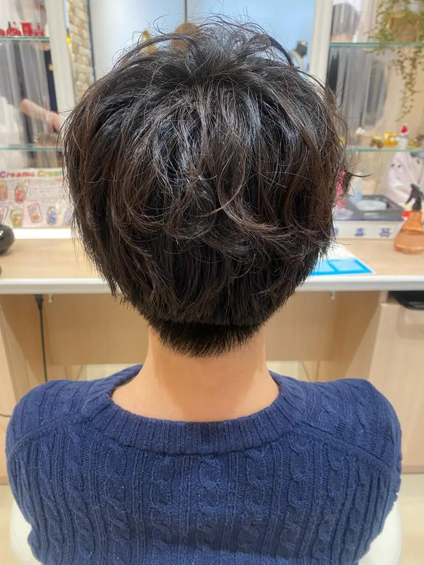 パーマ メンズ 🩵波巻き/ツイスパ HARU💎のヘアスタイル