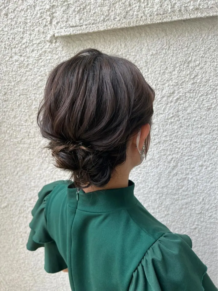 ヘアアレンジ ネイル ヘアセット ヘアメイクネイリスト hidemi中目黒のヘアスタイル