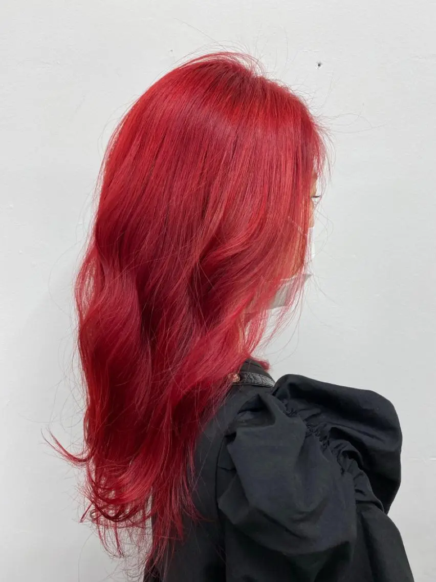 ロング カラー Sherry大国町 HIKARUのヘアスタイル