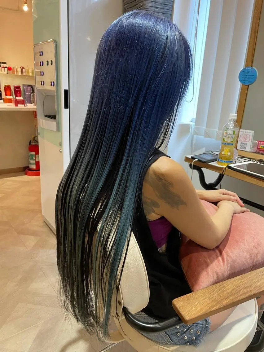 ロング カラー 沖縄東京2拠点美容師 mamicoのヘアスタイル