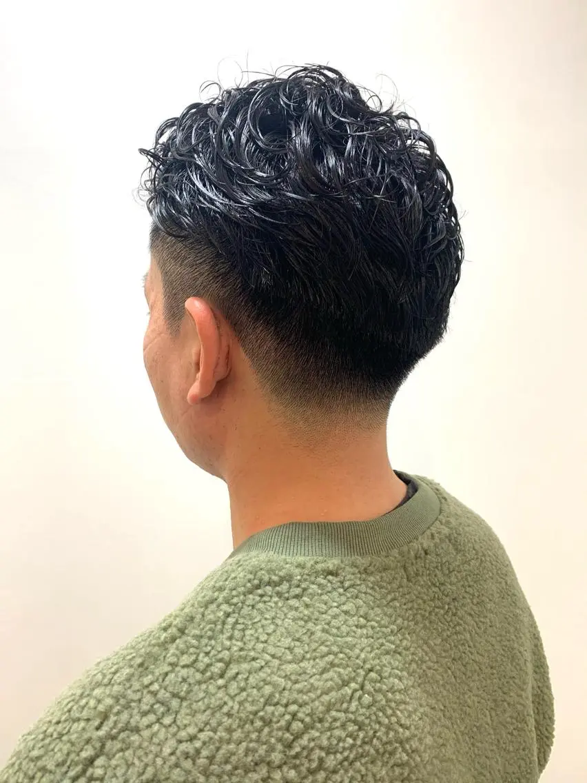 メンズ メンズパーマ カット 鈴木 優美のヘアスタイル
