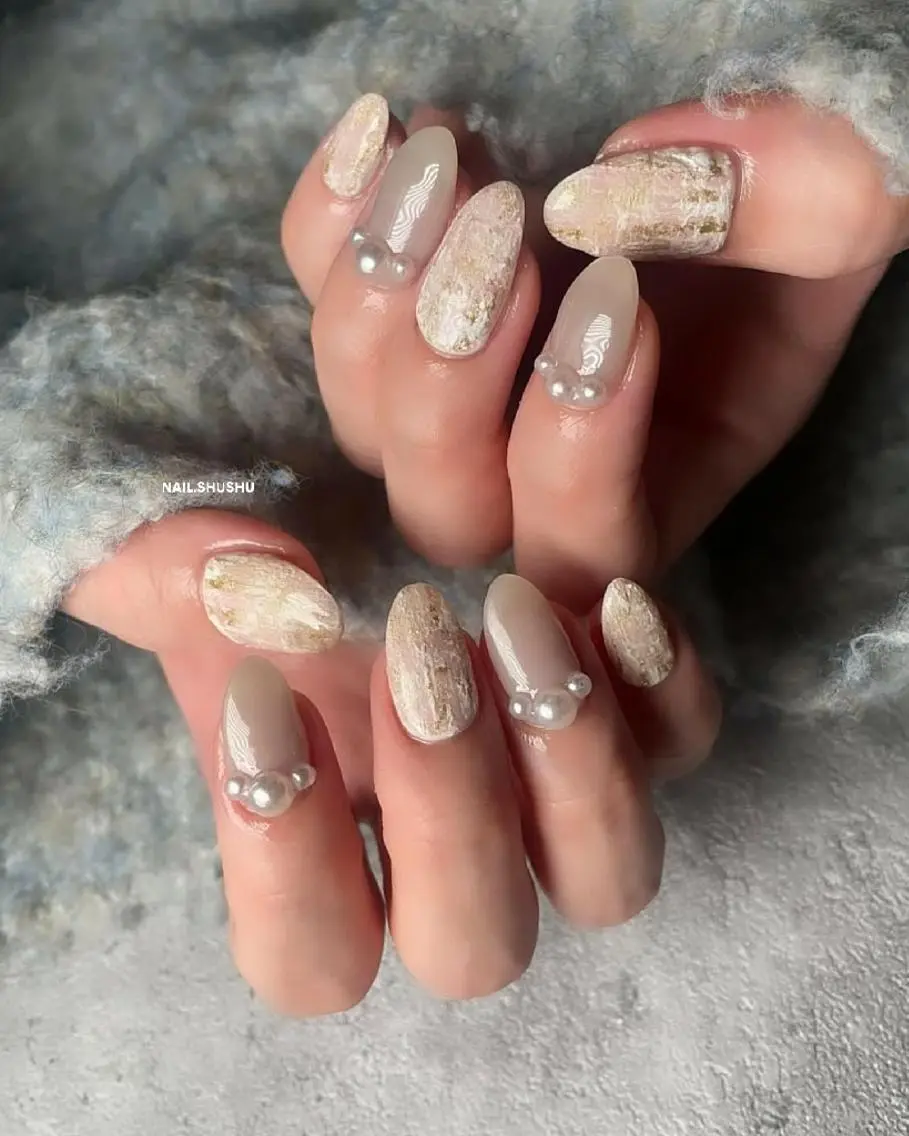 ネイル 持ち込み ニュアンスネイル ワンカラーネイル シンプルネイル バレンタイン 3dパーツ/流行り 👧shushu❤️のネイルデザイン