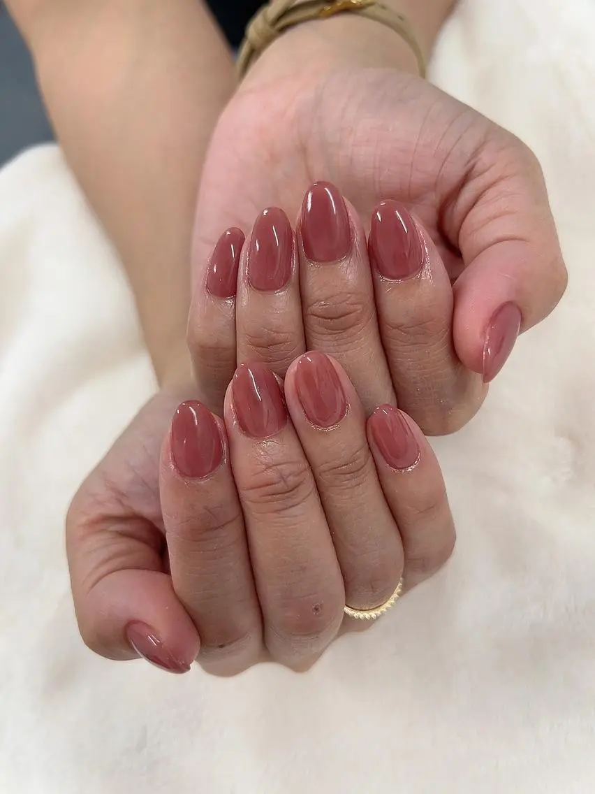 ネイル ワンカラーネイル ハンドネイル Nail salon ✩ アトランティカのネイルデザイン