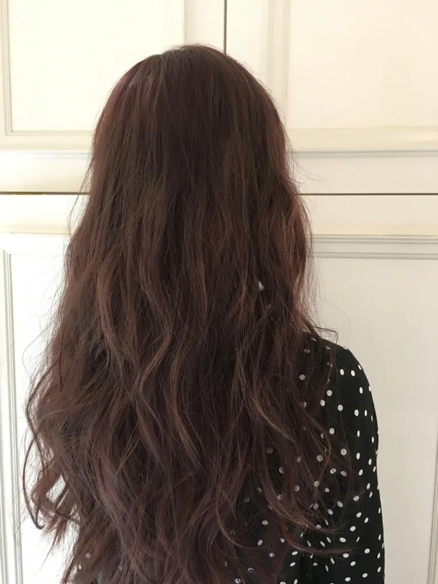 ロング カラー ブリーチ TAKAHASHI REIKAのヘアスタイル