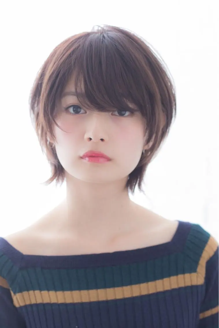 ショート 似合わせカット ショートヘア 小顔カット カット 井上 美奈子のヘアスタイル