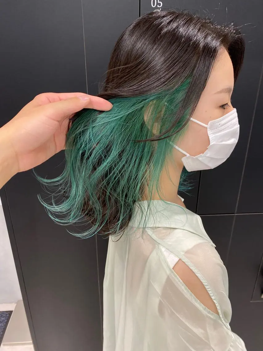 ミディアム カラー ヘアアレンジ 当日予約⭕️ JUNYAのヘアスタイル