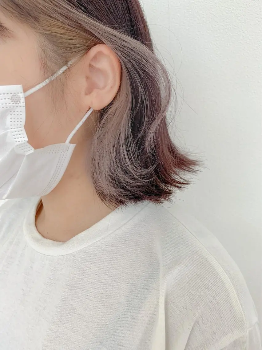 ミディアム カラー ひらやま りょういちのヘアスタイル