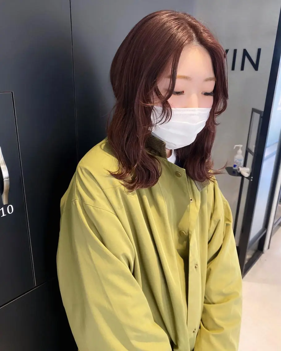 ミディアム カラー ヘアカラー マンツーマン半個室 tamuraのヘアスタイル