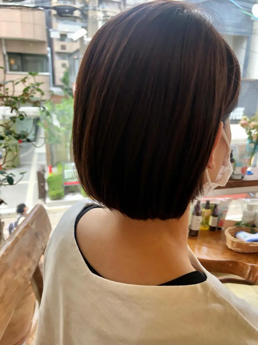 ショート カラー カット ヘアカラー トリートメント ナチュラルオーブン 大村店🍀深松孝枝のヘアスタイル