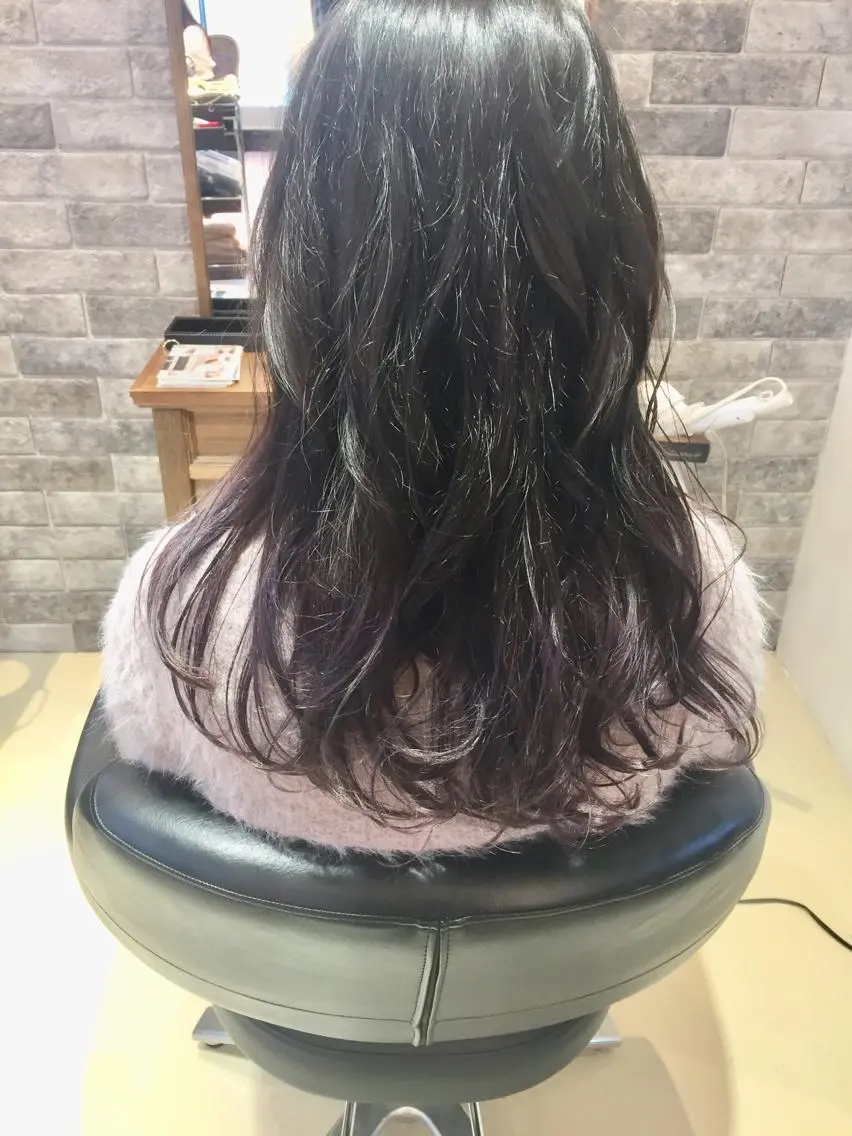 セミロング カット ヘアカラー トリートメント 所渉/韓国レイヤー /ウルフカットのヘアスタイル