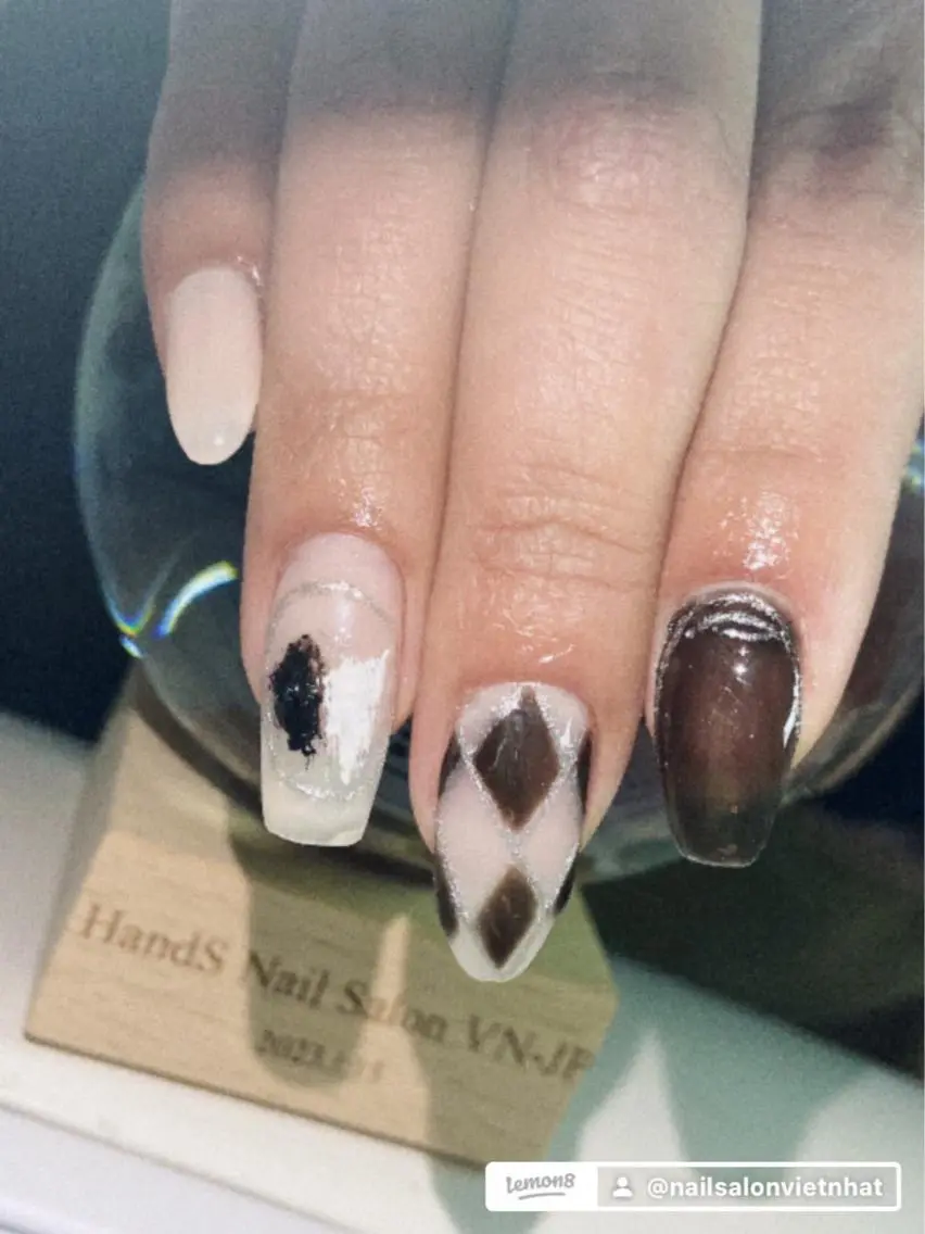 ネイル 長さ出し ジェルネイル HandSnail 座間自宅ネイルサロンのネイルデザイン