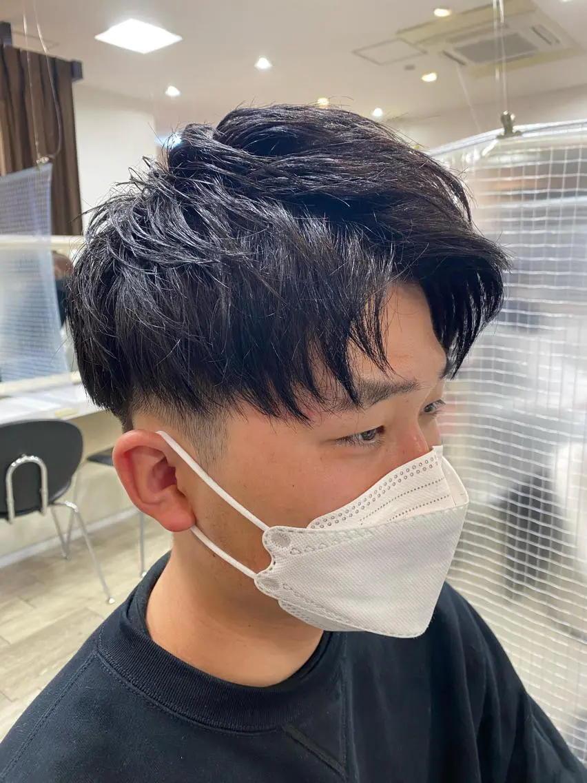 ショート メンズ カット ヘアセット 市川 博紀 店長のヘアスタイル