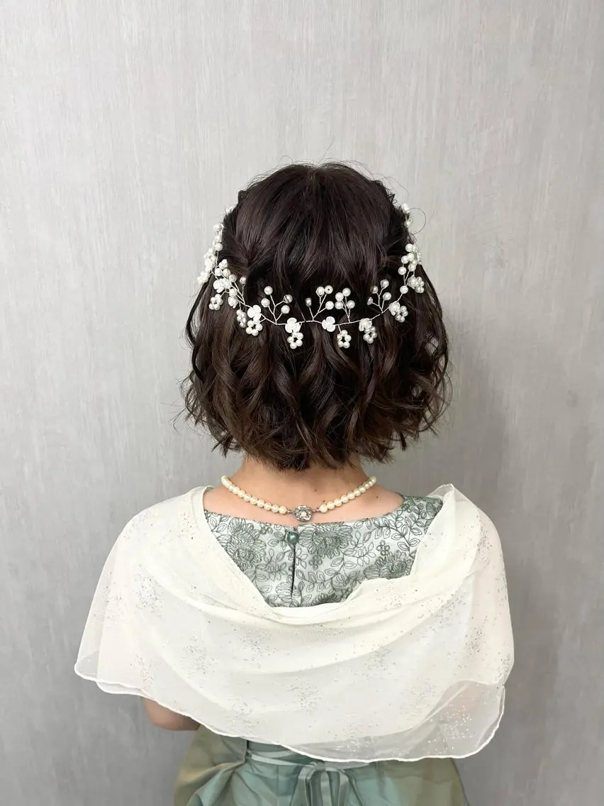ショート ヘアアレンジ ヘアセット ヘアセット専門店 Rのヘアスタイル