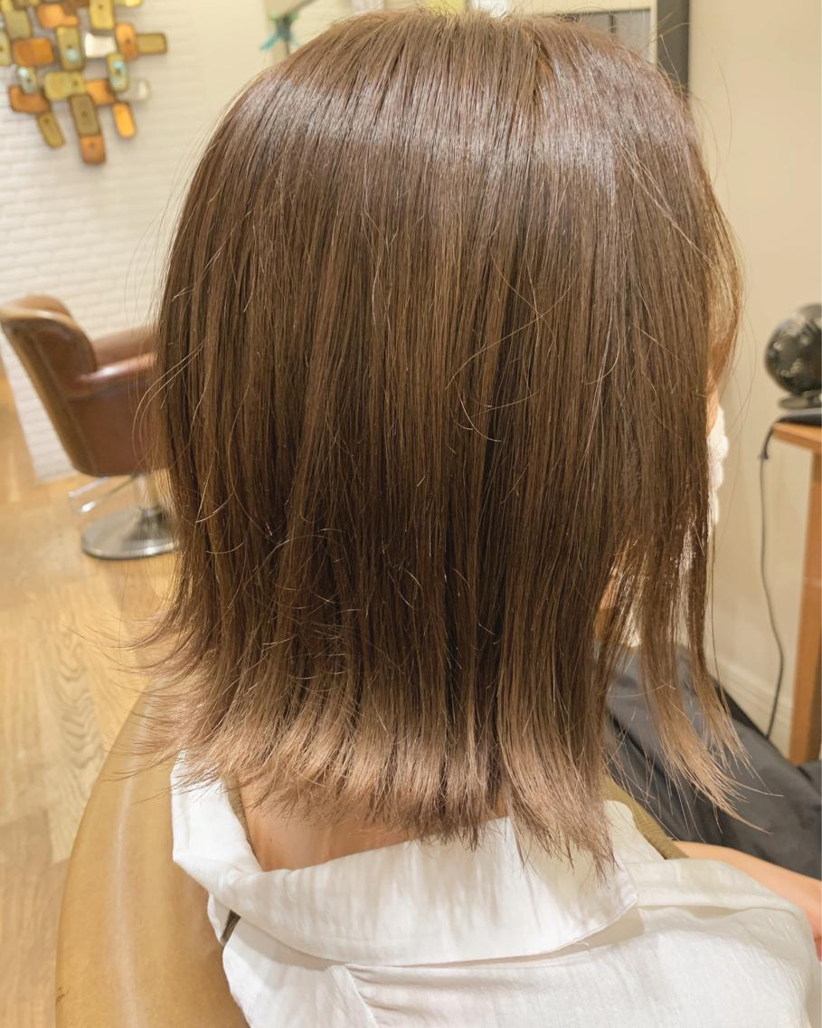 ミディアム カラー 佐藤 宰 OZ桑野店のヘアスタイル