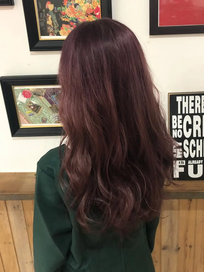 ロング カラー ヘアアレンジ カット ヘアカラー トリートメント ヘアセット 吉田裕太/ハイライト ダブルカラーのヘアスタイル