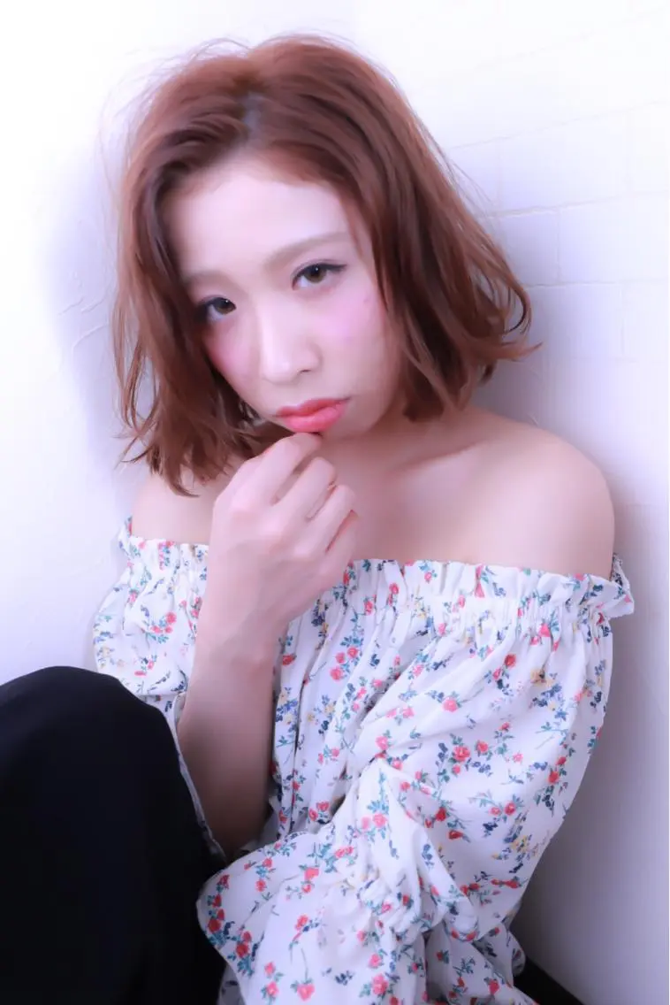 ショート カラー パーマ IVY villa Suzu.のヘアスタイル