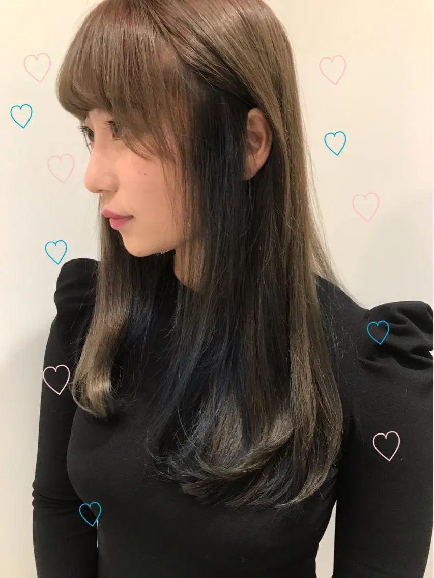 ミディアム カラー 新宿駅近♡個室 ♡関口三都季🌜のヘアスタイル