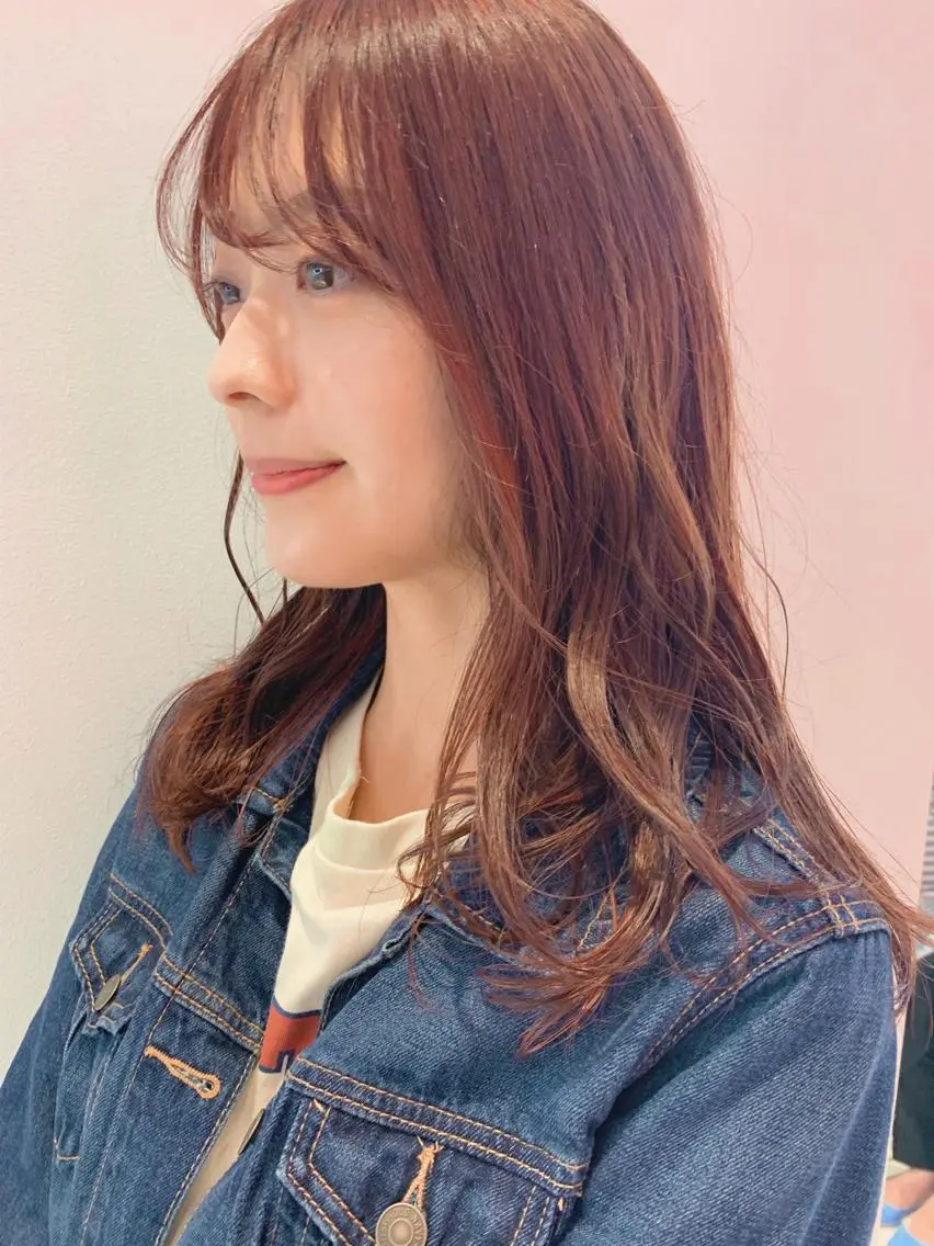 ミディアム カラー パーマ カット sakoda shunkiのヘアスタイル