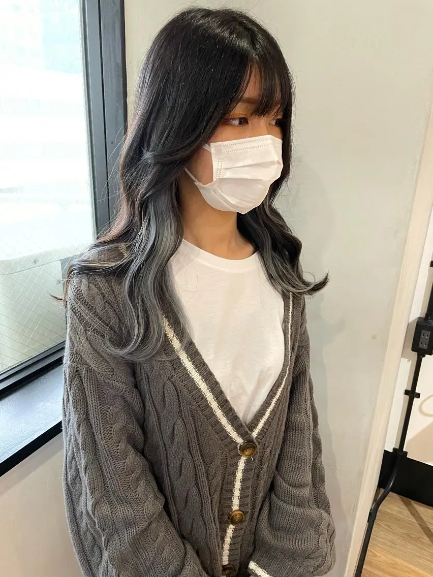 ロング カラー ヘアアレンジ ヘアカラー トリートメント coco♡ 韓国hairのヘアスタイル