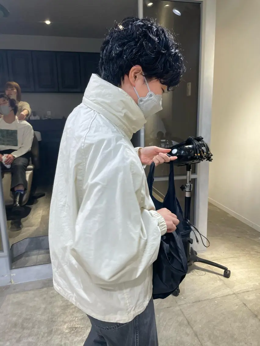 ショート パーマ 斉藤 瑞恵のヘアスタイル