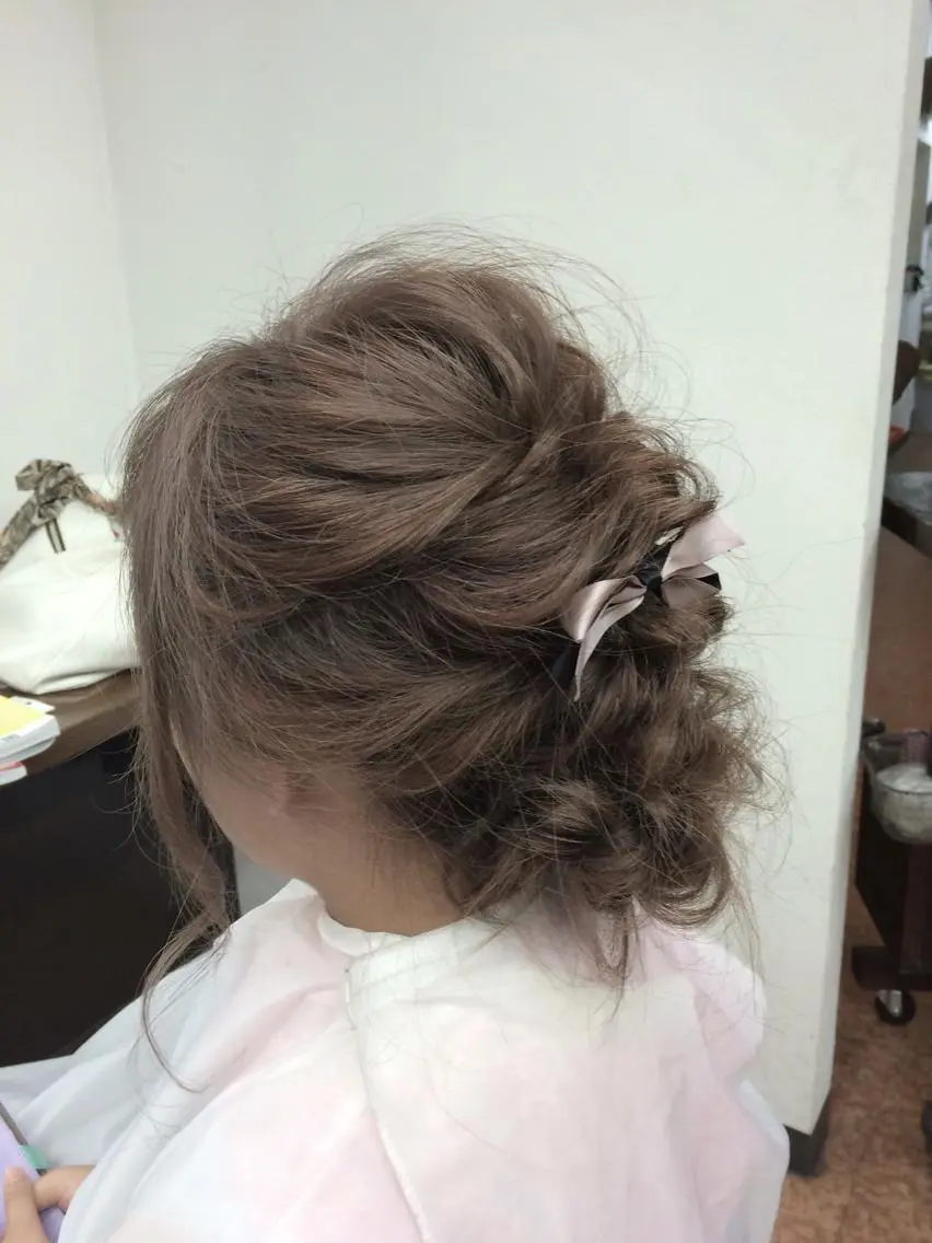 ヘアアレンジ 最高級エクステ /羽エクステ白石宇由のヘアスタイル