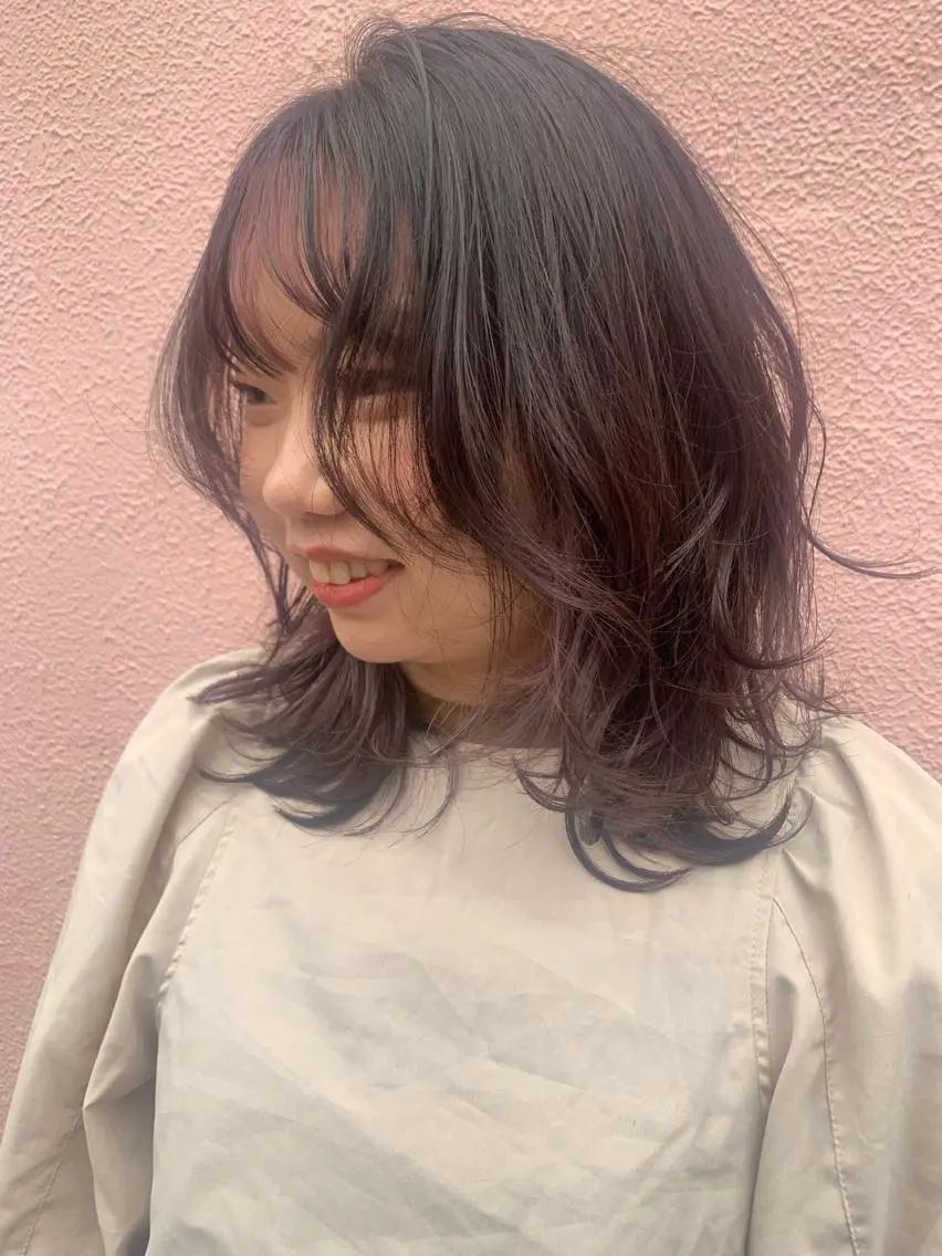 ミディアム 🐝岡本 柚葉🐝のヘアスタイル