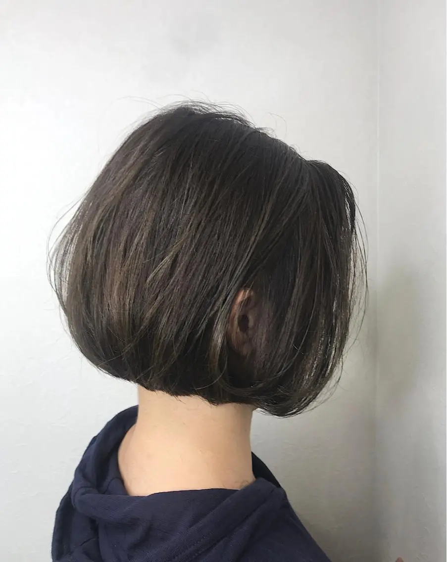 ショート カラー ボブ ヘアカラー 柴田 祐輔のヘアスタイル