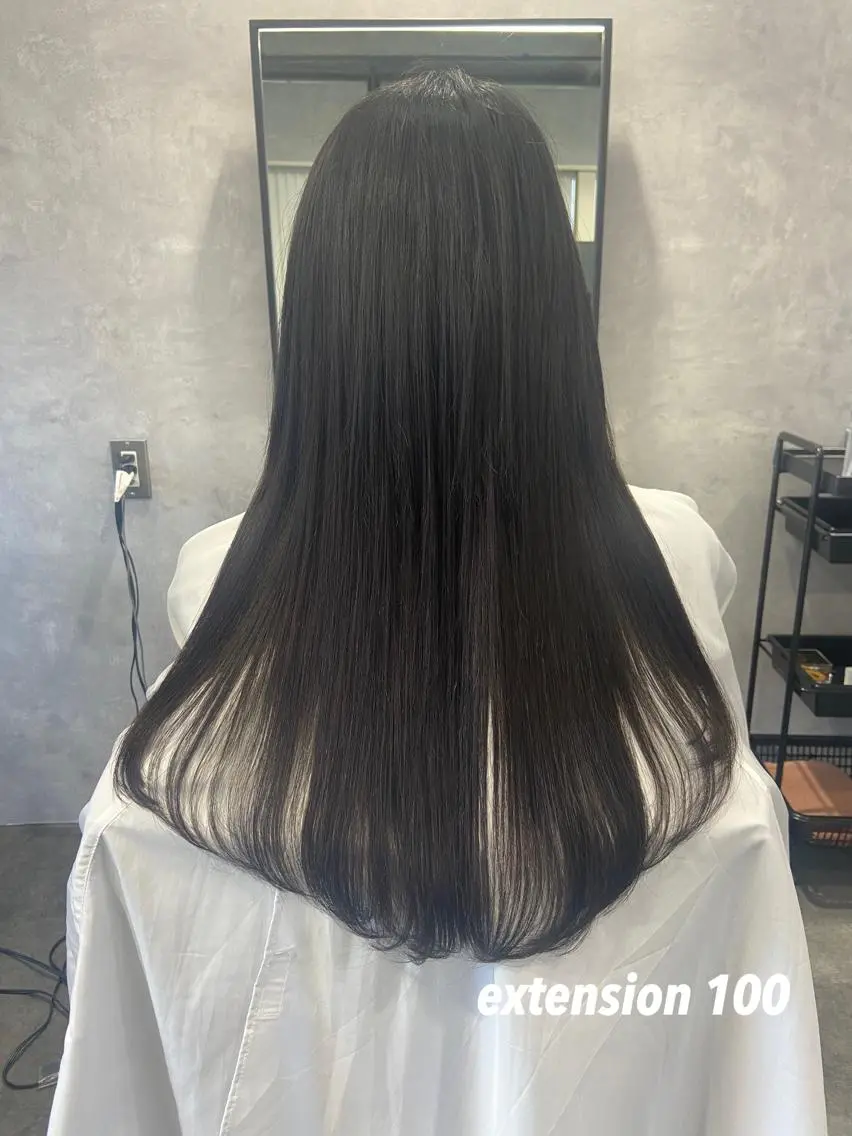 ロング エクステ プルエクステ/インナ ーカラー🦊はるなのヘアスタイル