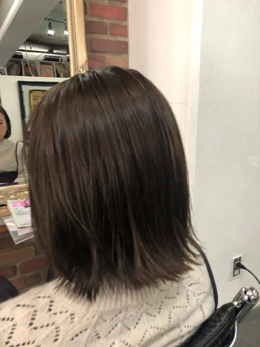 ミディアム カラー ベージュカラー 垣内 征斗のヘアスタイル