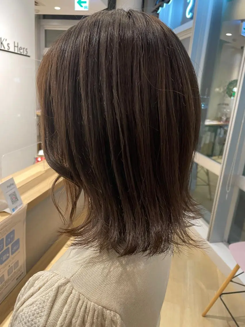 ショート カラー ヘアカラー トリートメント 美髪形成！色素改善！ 秋田　和輝のヘアスタイル