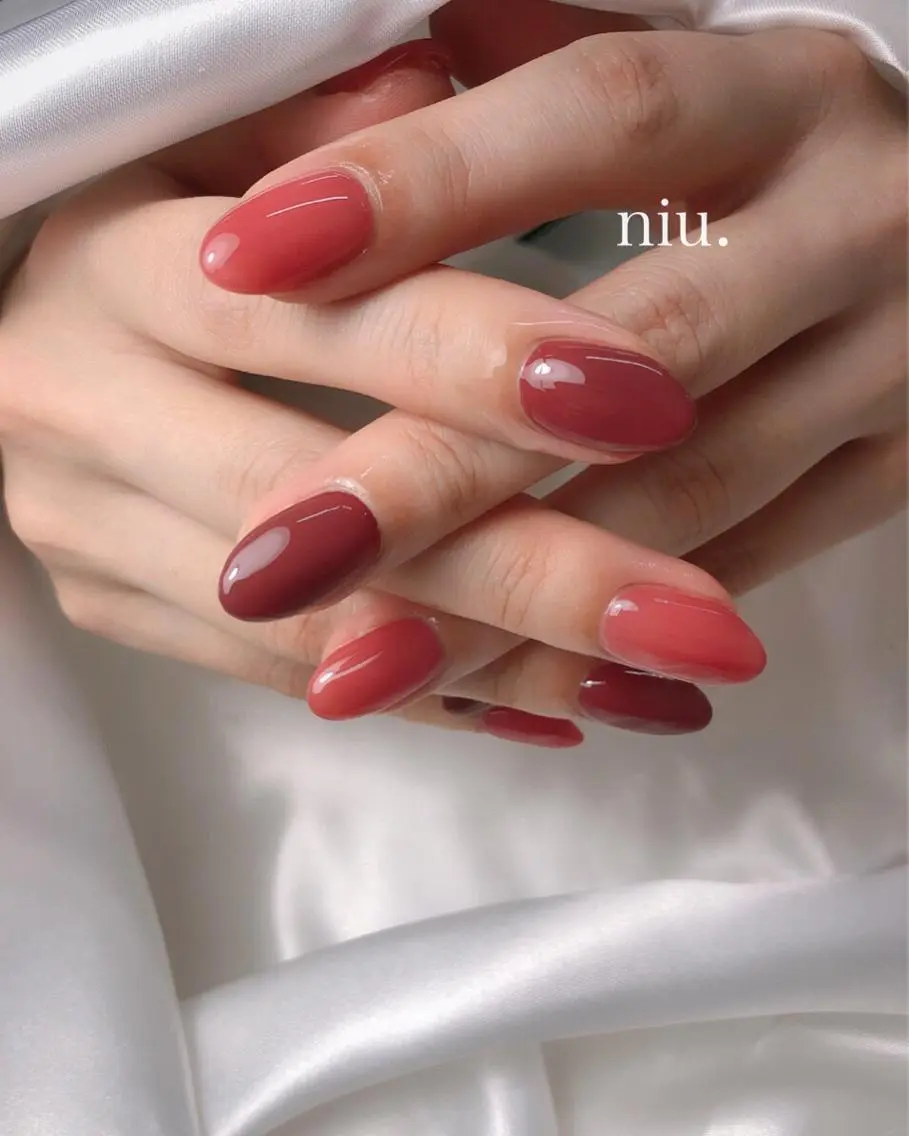 ネイル ワンカラーネイル ハンドネイル nail salon niuのネイルデザイン