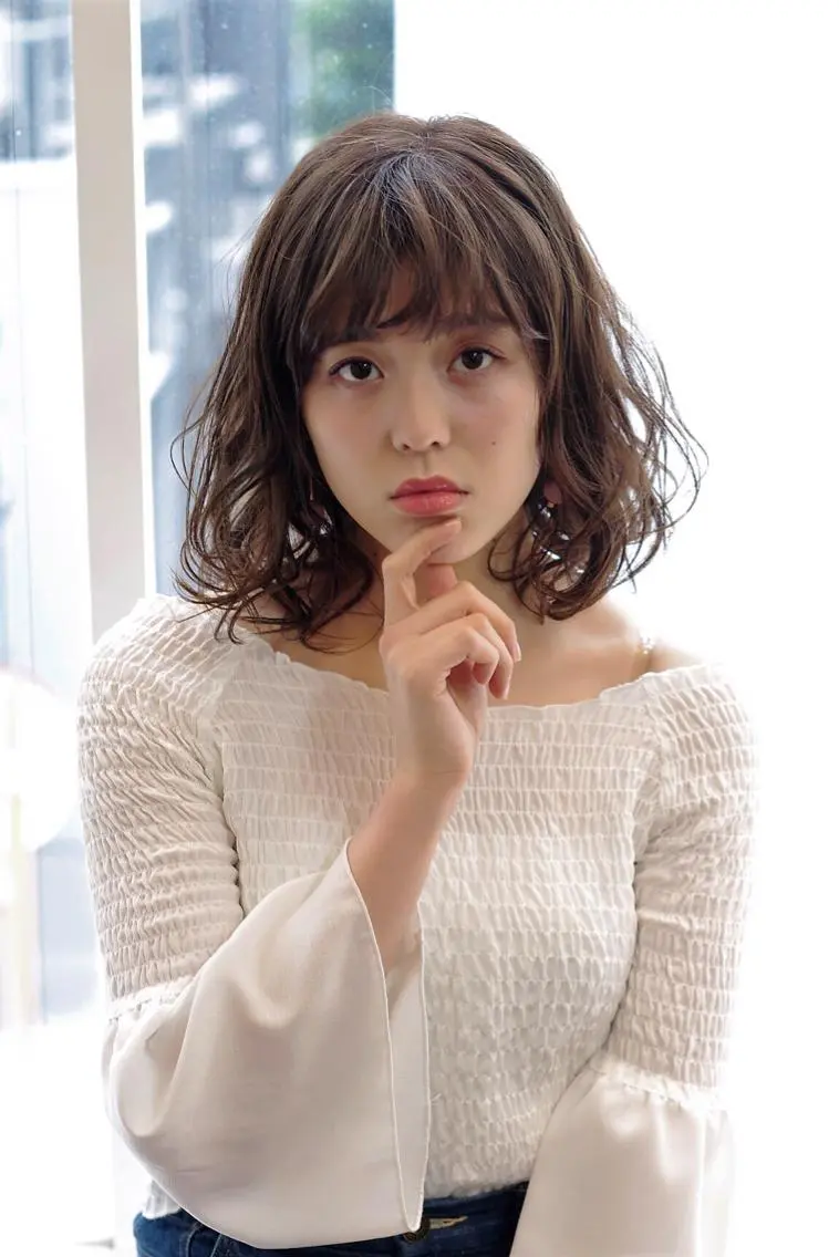 ミディアム カラー 松田 光雄のヘアスタイル