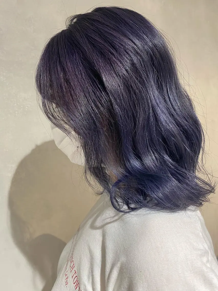 ミディアム カラー M IIのヘアスタイル
