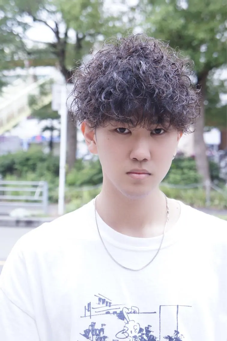 ショート パーマ メンズ メンズヘア専門 ウタカユウキのヘアスタイル