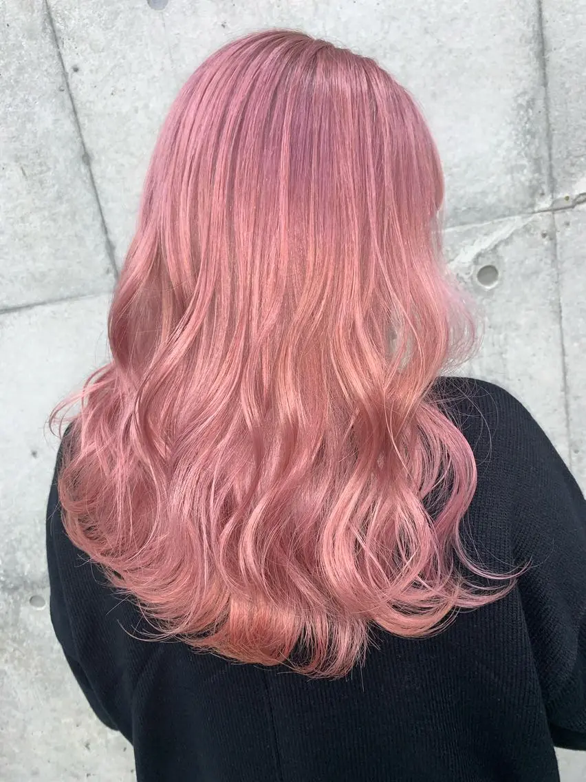 ロング カット ヘアカラー トリートメント 山田 絵里菜のヘアスタイル