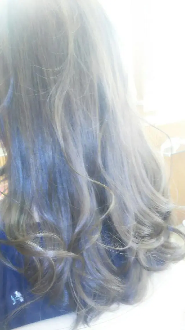 ロング カラー グレージュ 脇田 雄大のヘアスタイル
