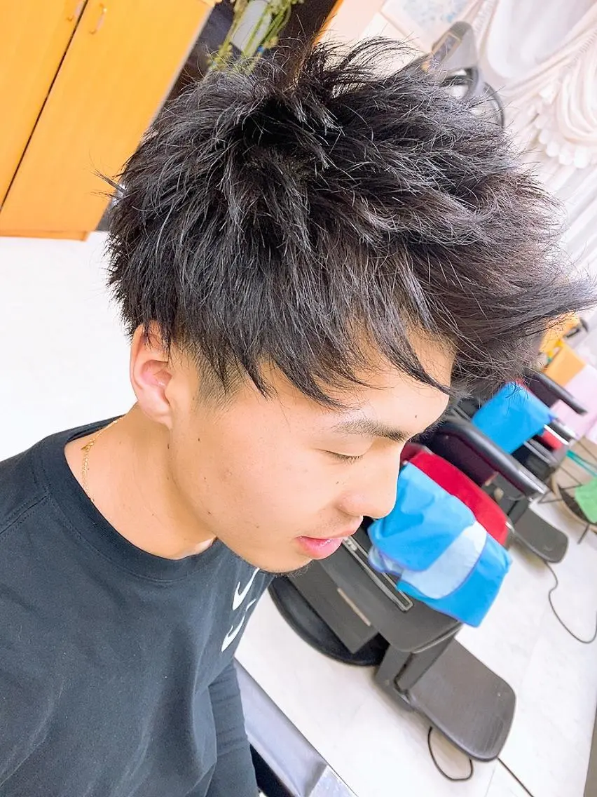 ショート メンズ 福木 康助のヘアスタイル