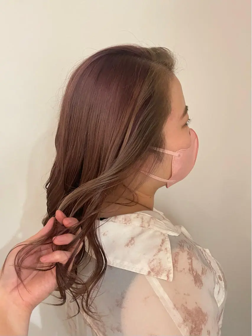 ロング カラー Sana 🦢のヘアスタイル