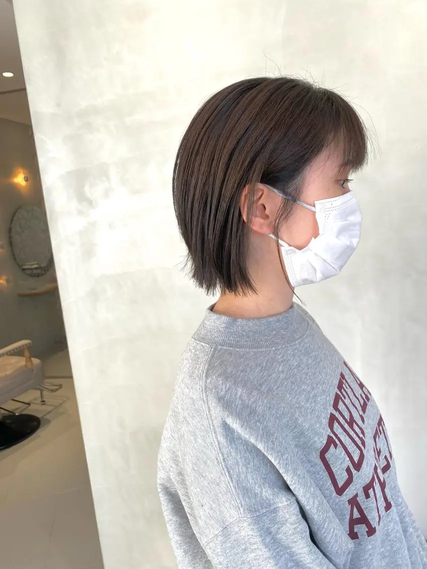 ショート カラー ブリーチ ハイライトカラー ハイライト ショートヘア 谷合 貴志のヘアスタイル