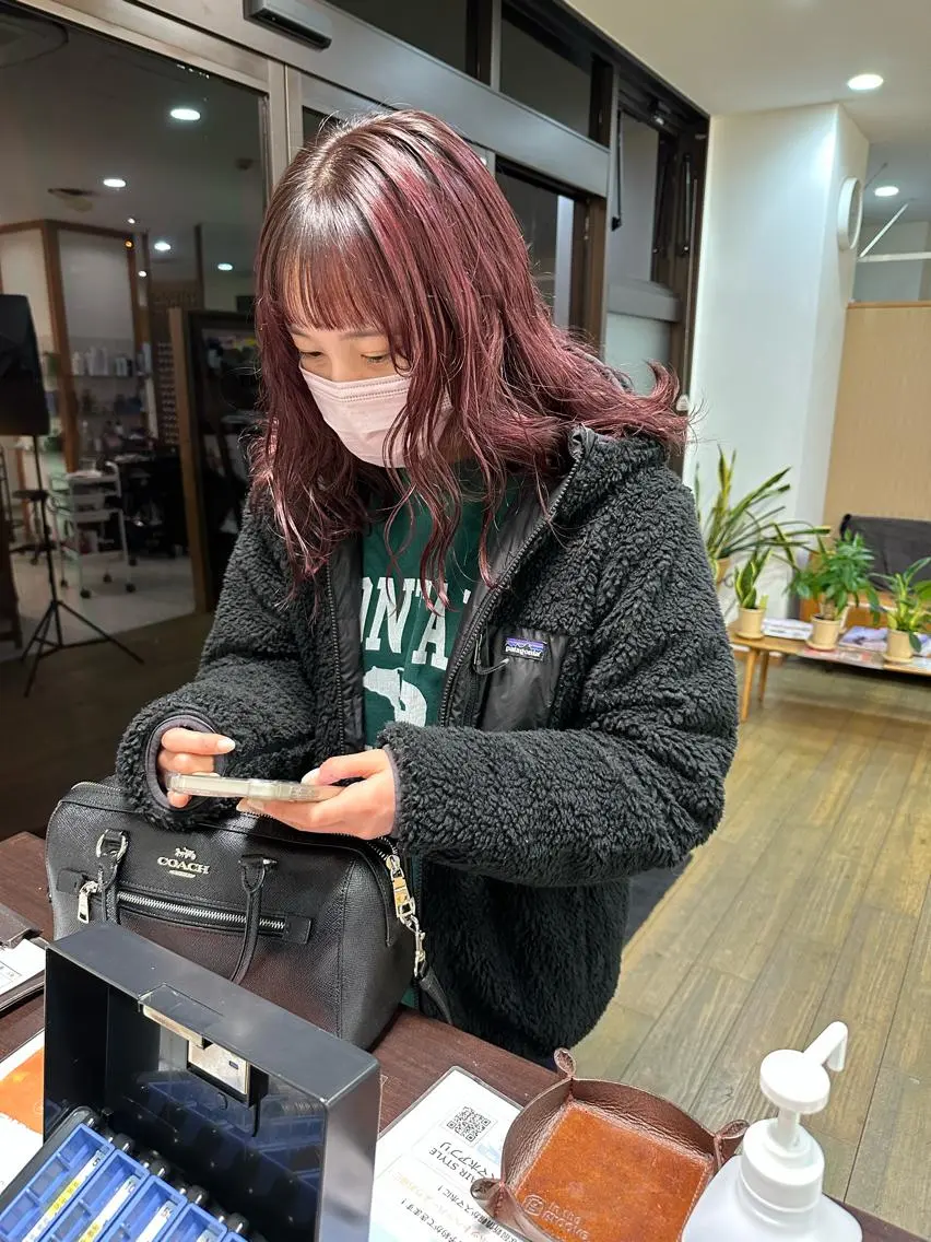 ミディアム カラー カット ヘアカラー トリートメント ブリーチカラー🫧 森　凪沙のヘアスタイル